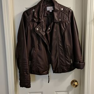 Xhilaration Faux Leather Jacket